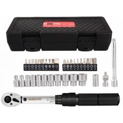 LIFCAUSAL 2-20 Nm 1/4 Voreingestellter Drehmomentschlüssel Steckschlüssel-Bit-Kombination 35 In 1 Haushaltssets Mehrzweck-Utility-Tool-Kit Toolbox Handwerkzeug-Sets Fahrradfixierung