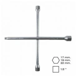 Llave Cruz Maurer 17x19x22x1/2" Coche