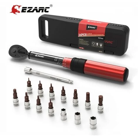Fuienko 16 Stücke 1/4'' Drehmoment Wrench Set Mit Doppel Skala 2-20Nm Präzise Ratsche Reparatur Spanner Key Fahrrad Wartung Kit,GERMANY,Torque Wrench Set 3 Fuienko 16 Stücke 1/4'' Drehmoment Wrench Set Mit Doppel Skala 2-20Nm Präzise Ratsche Reparatur Spanner Key Fahrrad Wartung Kit,GERMANY,Torque Wrench Set