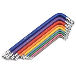 HAPPYSHOPPING 9-teiliges Mehrfarbiges Winkelschlüssel-Set Chrom-Vanadium-Stahl Inbusschlüssel-Set In Industriequalität, Torx-Schlüssel-Satz -Schlüssel Shop 66096756 5