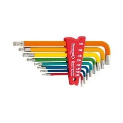 Format Winkelschraubendreher- Satz Lackiert T9-T40x Mm