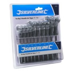 Silverline TRX Torx T9-T50 Stiftschlüssel Set Mit Quergriffen Im Metallständer 9 Silverline TRX Torx T9-T50 Stiftschlüssel Set Mit Quergriffen Im Metallständer -Schlüssel Shop 66344114 4