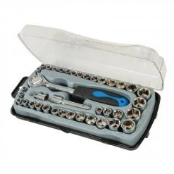 Silverline Kompakt Steckschlüssel Satz 39tlg Ratschkasten Ratsche Stecknuss Set 9 Silverline Kompakt Steckschlüssel Satz 39tlg Ratschkasten Ratsche Stecknuss Set -Schlüssel Shop 66624106 4