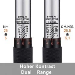 GIZCAM 1/4 Drehmomentschlüssel Mit 3/8 Adapter Und Verlängerungsstange, 5-25 Nm, ± 4% Genauigkeit, Geeignet Für Fahrrad & Motorrad - HTW4B 9 GIZCAM 1/4 Drehmomentschlüssel Mit 3/8 Adapter Und Verlängerungsstange, 5-25 Nm, ± 4% Genauigkeit, Geeignet Für Fahrrad & Motorrad - HTW4B -Schlüssel Shop 67677030 3
