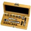 FELO XS-Classic 1/4 Holz-Werkzeugbox Mit Miniratsche,Bits Und Stecknüssen, 18-teilig -Schlüssel Shop 68020309 1