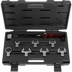 KS-TOOLS KS Tools ERGOTORQUE®<i PrecisionKälte-Klima-Drehmomentschlüssel-Werkzeugsatz 20 - 100 Nm, 8-tlg - 516.1225