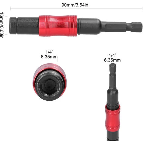 LIFCAUSAL 1/4 Zoll Schaft 0-20° Winkelverstellbarer Schraubendreher-Bit Universal-Verlängerungsstange Chrom-Vanadium-Stahl-Antriebsführungs-Bits Handwerkzeuge (Silber) 4 LIFCAUSAL 1/4 Zoll Schaft 0-20° Winkelverstellbarer Schraubendreher-Bit Universal-Verlängerungsstange Chrom-Vanadium-Stahl-Antriebsführungs-Bits Handwerkzeuge (Silber) – Bild 2