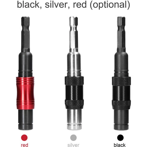 LIFCAUSAL 1/4 Zoll Schaft 0-20° Winkelverstellbarer Schraubendreher-Bit Universal-Verlängerungsstange Chrom-Vanadium-Stahl-Antriebsführungs-Bits Handwerkzeuge (Silber) 6 LIFCAUSAL 1/4 Zoll Schaft 0-20° Winkelverstellbarer Schraubendreher-Bit Universal-Verlängerungsstange Chrom-Vanadium-Stahl-Antriebsführungs-Bits Handwerkzeuge (Silber) – Bild 4