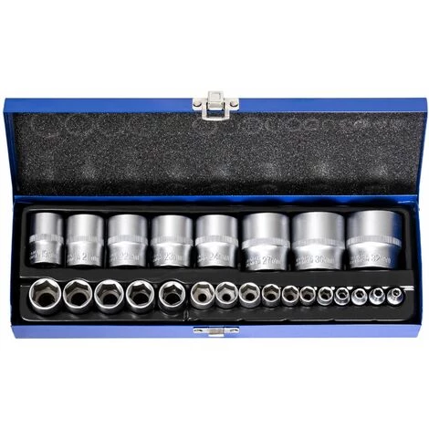 TECTAKE Steckschlüsselsatz 24-tlg. - Torx, Torx Schraubendreher, Torx Nuss - Blau 4 TECTAKE Steckschlüsselsatz 24-tlg. - Torx, Torx Schraubendreher, Torx Nuss - Blau – Bild 2