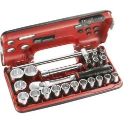 Facom Steckschlüsselsatz Metrisch 1/2" (12.5 Mm) 22teilig SL.DBOX412